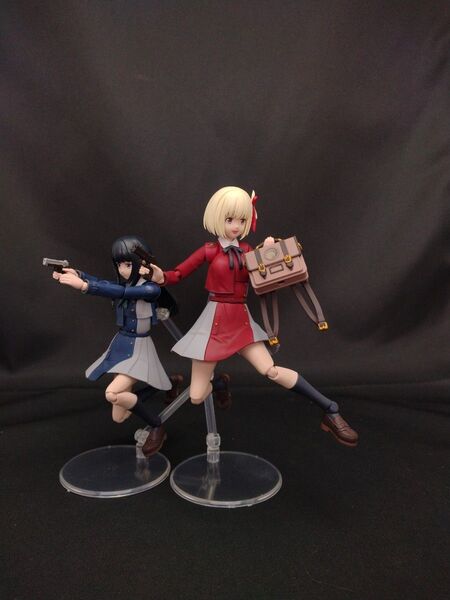【完成品】 PLAMATEA リコリス・リコイル 錦木千束 & 井ノ上 たきな 塗装改修完成品 グッドスマイルカンパニー