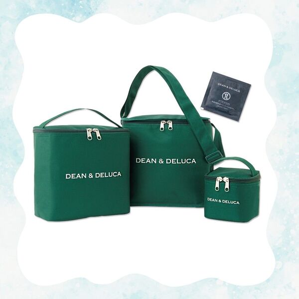 GLOW 付録 DEAN&DELUCA ディーンアンドデルーカ 保冷4点セット 保冷バック・保冷剤セット クーラーバック 新品