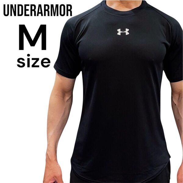 アンダーアーマー UNDER ARMOUR メンズ Tシャツ UA 半袖 トップス 吸汗 速乾 伸縮性 ドライウェア Mサイズ