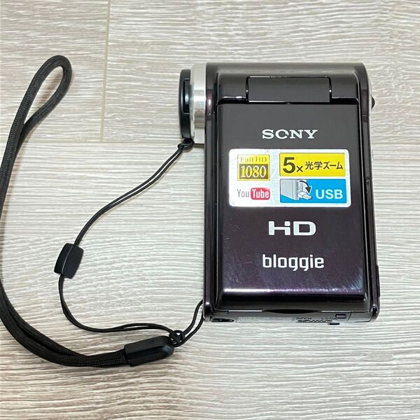 良品 SONY ソニー bloggie MHS-CM5 ビデオカメラ 本体 バッテリー付 フルHD対応 デジタルビデオカメラ