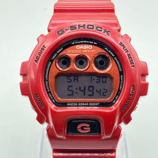 CASIO G-SHOCK DW-6900MF メンズ 腕時計 レッド デジタル レアカラー レッドGSHOCK カシオ腕時計