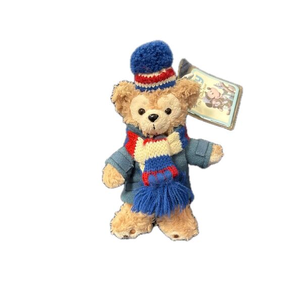 ダッフィー ぬいぐるみバッジ TDS 2011年ウインター東京ディズニーシー限定ハローフロムケープコッド