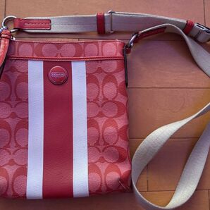 coach(コーチ) ショルダーバッグ/PVC/赤/レッド