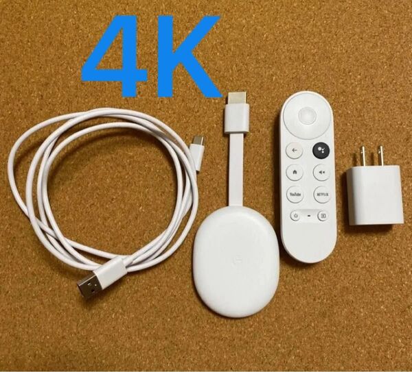 正規品 純正 Google Chromecast with TV クロームキャスト 4K