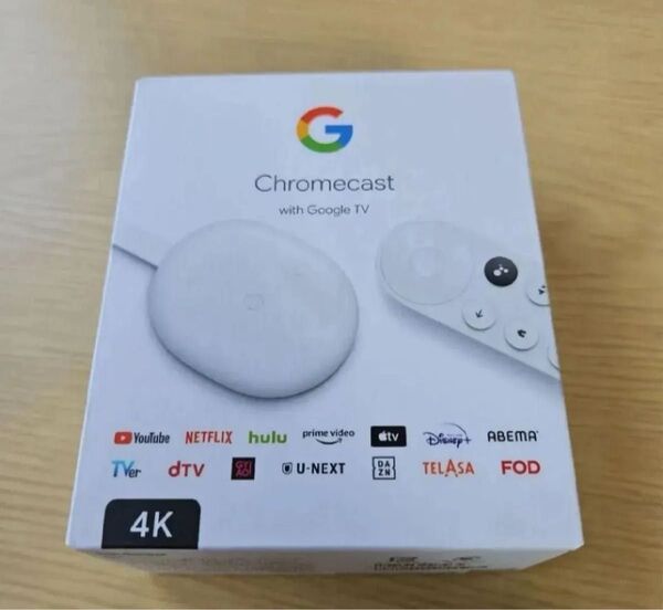 正規品 純正 Google Chromecast with TV クロームキャスト 4K