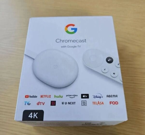 正規品 純正 Google Chromecast with TV クロームキャスト 4K
