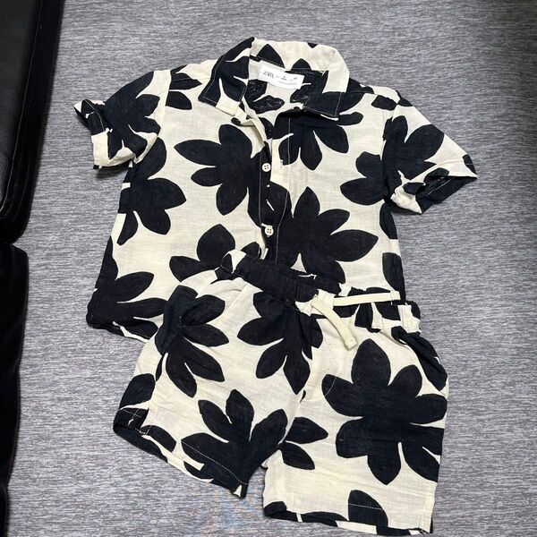 ZARA 2years 92cm セットアップ シャツ