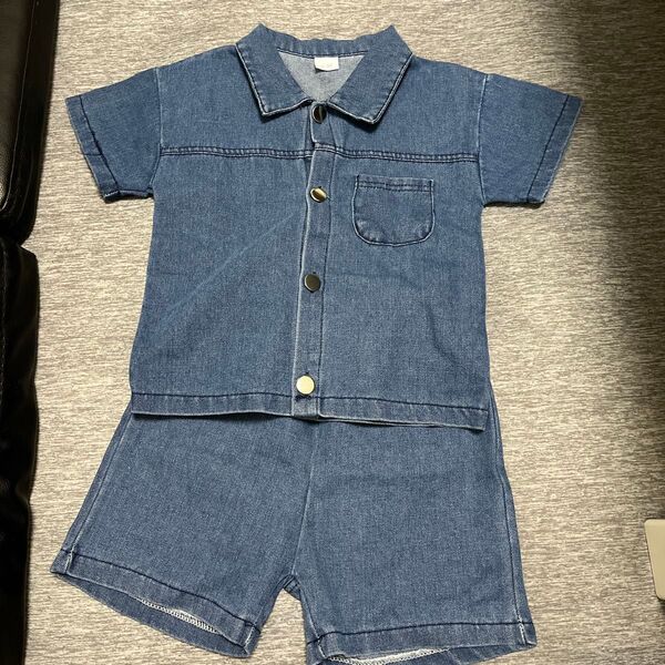 デニム セットアップ キッズ 2~3y 上下セット