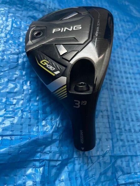【タイムセール本日中】PING G430 ハイブリッド 19度 3U ヘッドのみ ヘッドカバー付 3番 ユーティリティ 美品