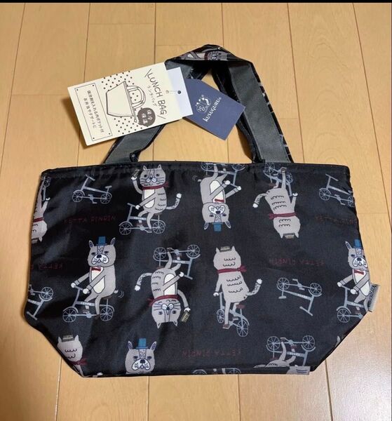 クスグル 保冷 ランチトートバック ランチバック 犬柄 新品タグ付き