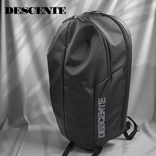 美品☆デサント エアロストリームバックパック アクティブタイプ ブラック 28L 完売品 リュック ブラック ビジネス