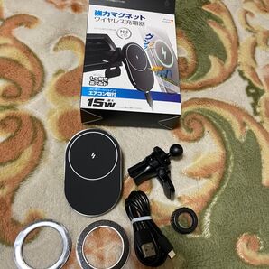新品 未使用 開封のみ iKoshumura KW-48 強力マグネットワイヤレス充電器