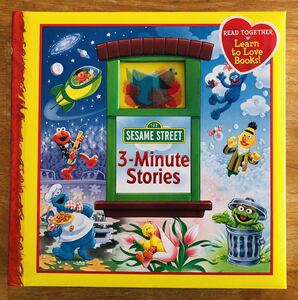 幼児向け英字書 セサミストリート SESAME STREET 3-Minute Stories ぜん