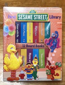 幼児向け英字書 セサミストリート First SESAME STREET Library - 12 Board Books