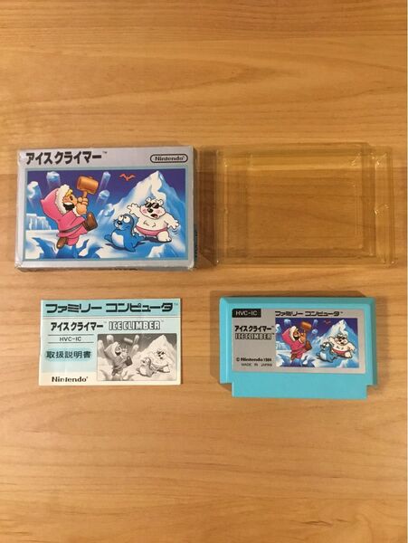 アイスクライマー 箱、説明書付き ファミコン Nintendo