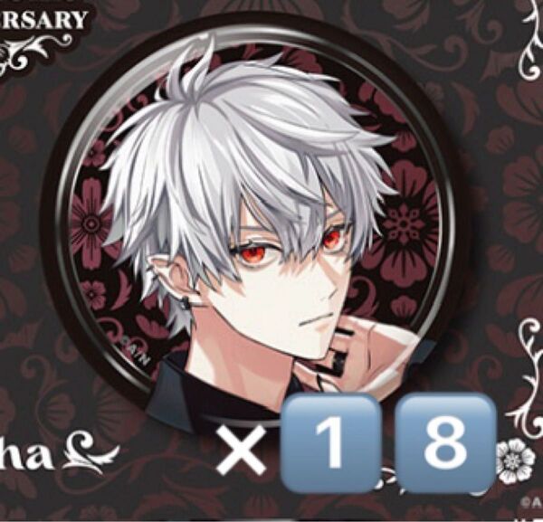 ChroNoiR 6周年 箔押し缶バッジ 葛葉