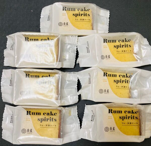 泉屋 ラム・洋酒ケーキ Rum cake spirits 7個