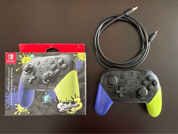 【ジャンク品】Nintendo Switch Proコントローラー スプラトゥーン3 エディション