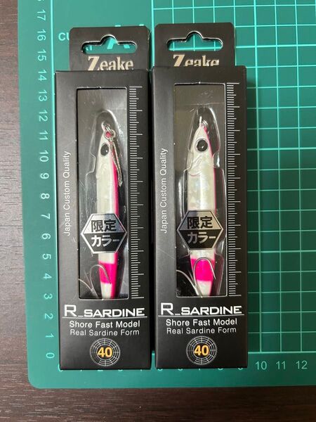 ジーク(Zeake) メタルジグ Rサーディン 40g NEW限定カラー2個セット ①