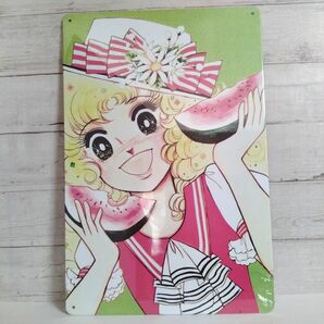 キャンディ・キャンディ ブリキ看板 少女漫画 昭和レトロ