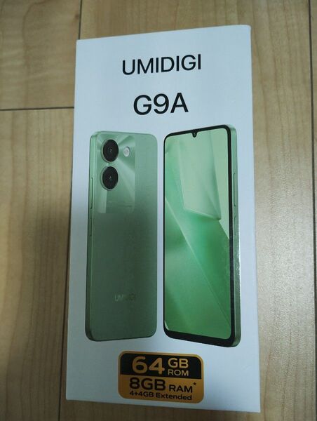 新品未開封 SIMフリースマホ UMIDIGI G9A 64GB/8GB RAM スペースブラック