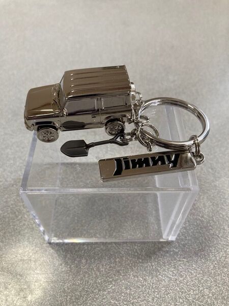 スズキジムニーキーホルダー 【限定3000個】SUZUKI JIMNY クロームメッキキーチェーン シリアルナンバー刻印