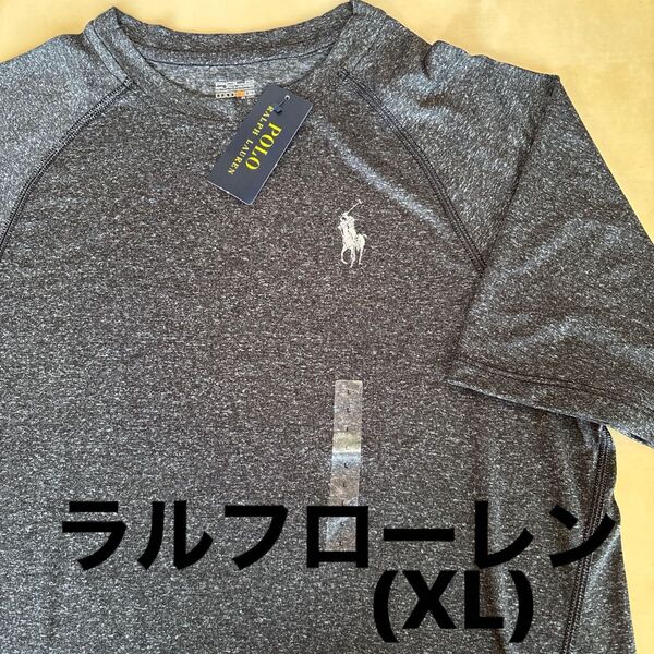 新品タグ付き ポロラルフローレン POLO半袖Tシャツ ワンポイント グレー 灰色 海外アウトレット購入