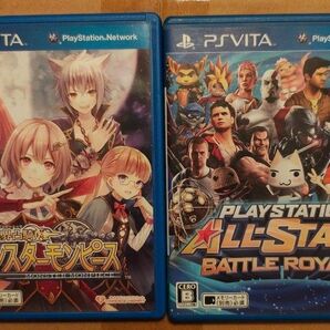 PS Vita 2本セット 限界凸騎モンスターモンピース & ALL-STARS