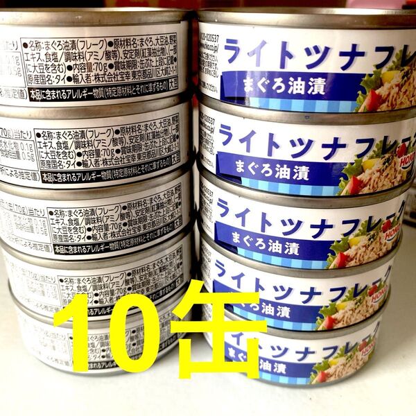 ライトツナフレーク 10缶