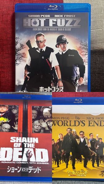 ショーン・オブ・ザ・デッド & ホットファズ & ワールズエンド 3点セット Blu-ray