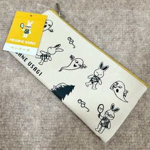 【新品】めがねうさぎ ペンポーチ