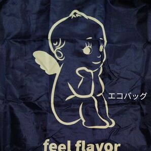 キューピーちゃん QPエコバッグ 買い物バッグ 折りたたみバッグ 未使用 収納ポケット付き feel flavor