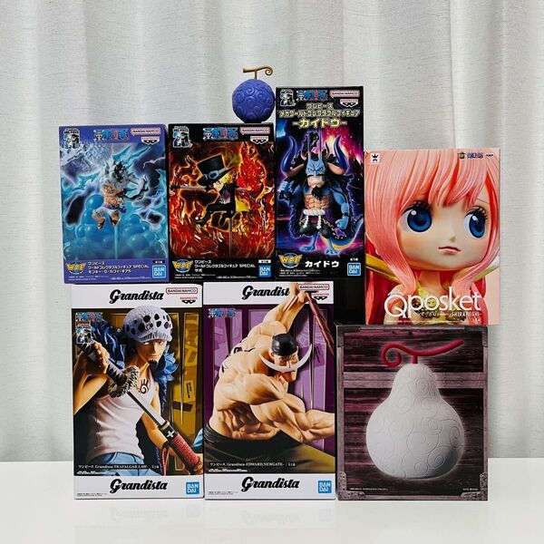 ワンピース フィギュア 8個 まとめ売り Grandista ワールドコレクタブルフィギュア 悪魔の実 Qposket メガ