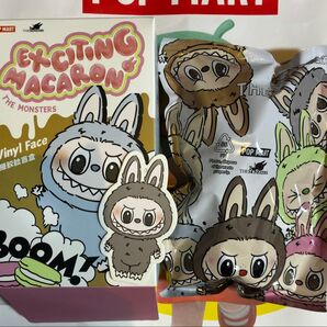 ラブブ LABUBU THE MONSTERS EXCITING MACARON Sesame Bean