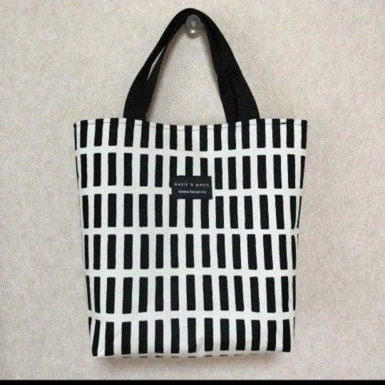 トートバッグ サブバッグ 格子柄 ランチバッグ ハンドメイド