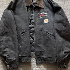 【激レア】Carhartt デトロイトジャケット USA製 カーハート80s 90s ダック ジャケット ブラック