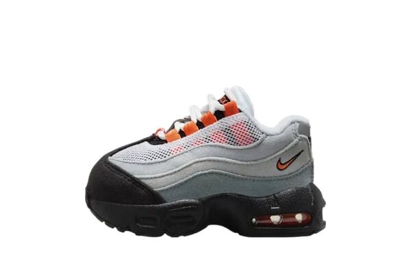 13cm Nike Air Max 95 TD Recraft Bright Mandarin