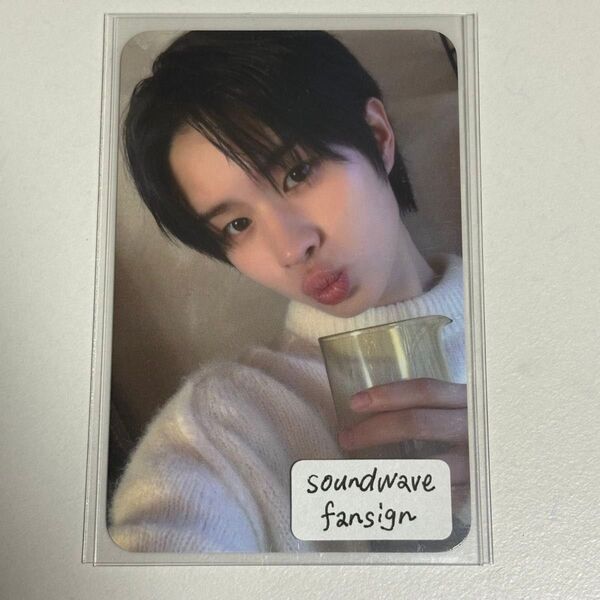 TWS ギョンミン Last Bell soundwave fansign サイン会 特典 トレカ