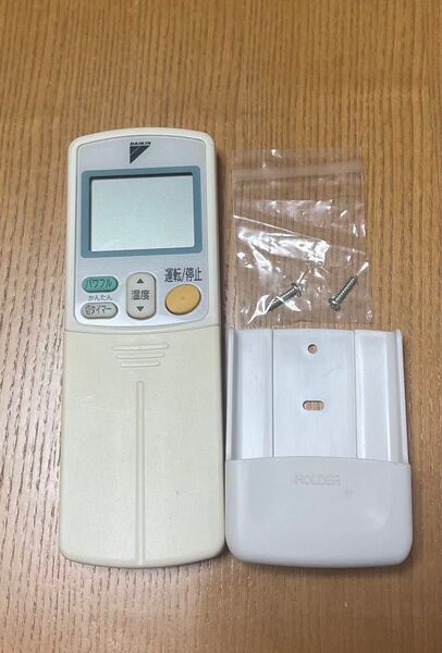 【DAIKIN 】RC432エアコン用リモコン&ホルダーち付き