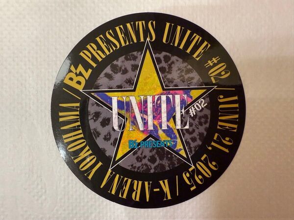 B’z presents UNITE ♯02 会場限定ステッカー 6月21日 イエモン 新品未使用品