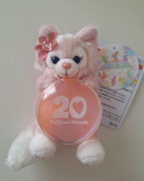 【新品】ダッフィー&フレンズ20周年カラフルハピネス ぬいぐるみチャーム タグ付き