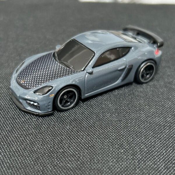 ホットウィール プレミアム ポルシェ 718ケイマン GT4 ミニカー ルース品