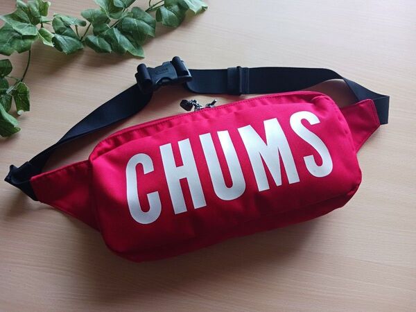 CHUMS チャムスリサイクル ウエストパック(ボディバッグ|ウエストポーチ) レッド