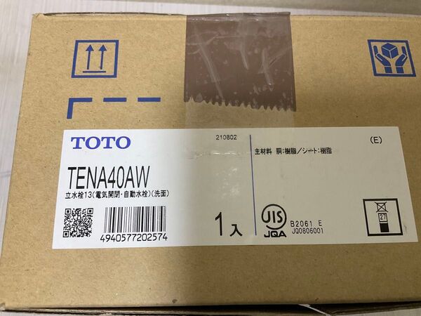 【新品未使用】 TOTO 自動水栓 TENA40AW(発電式)アクアオート 2021年製極美品