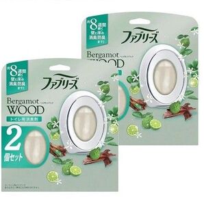 ファブリーズ 【まとめ買い】 消臭芳香剤 トイレ用消臭剤 ベルガモットウッド 6.3mLx4個