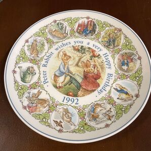 WEDGWOOD ピーターラビット バースデープレート 1992 ウェッジウッド イヤープレート プレート