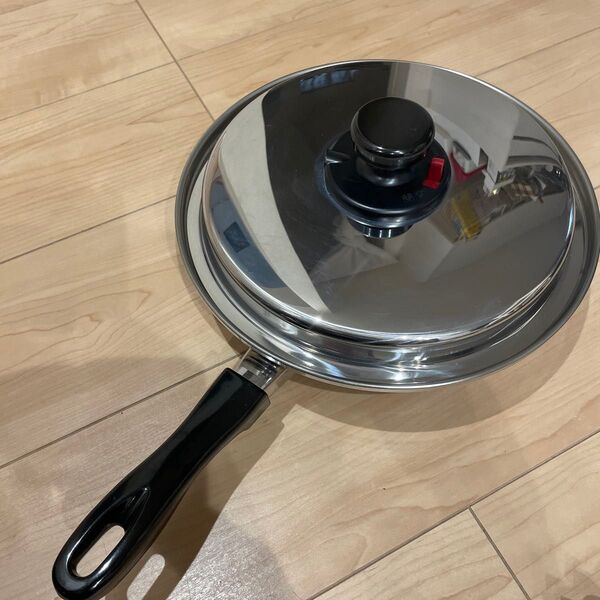 三層鋼 EXTRA 片手鍋 日本製 IH対応 ステンレス フライパン 24cm 調理器具