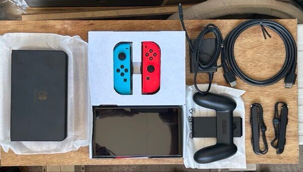 Nintendo Switch 有機ELモデル 赤/青 ジョイコンmicroSD256GB KIOEXIA EXCERIA XC1