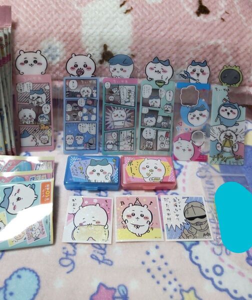 ハチワレ ちいかわ ブックマークコレクション Vol.1 ケース シール ブックマーク しおり セット① シールコレクション
