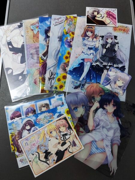 月に寄りそう乙女の作法 SHUFFLE! 世界征服彼女などNavel グッズセット13点セット